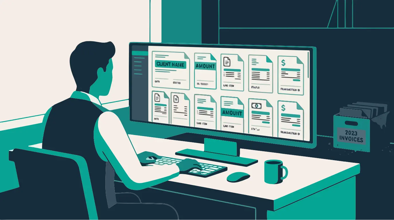Accounting invoices and financial documents